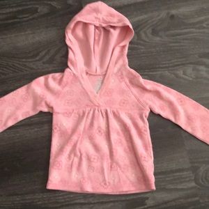 Old Navy pinks w/ flower shapes hoodie